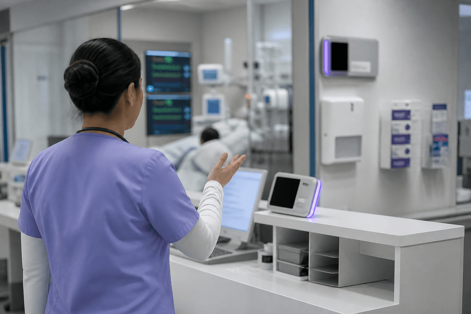 SafeVani voice workflow in hospital