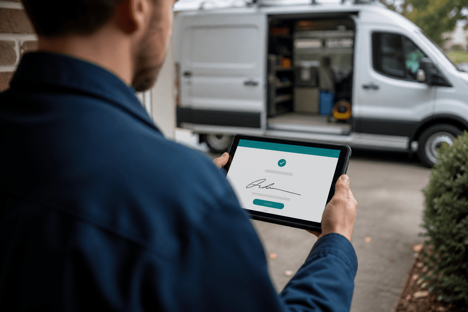 NG-Tech on-site customer e-sign-off