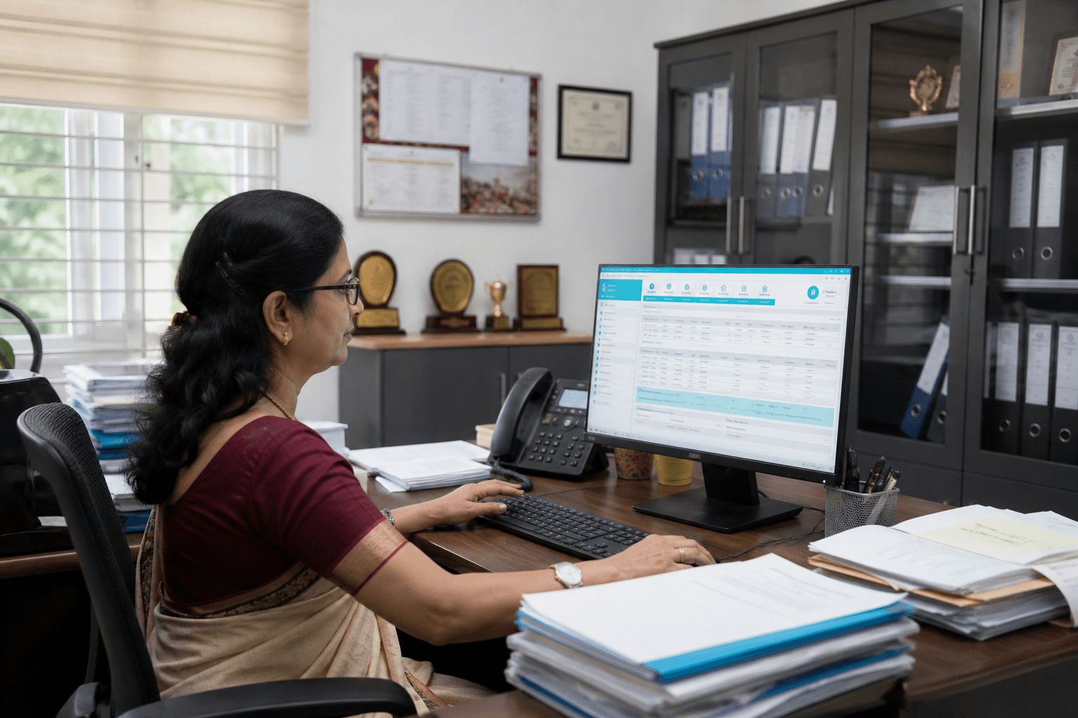 CampusEye staff records and HR management