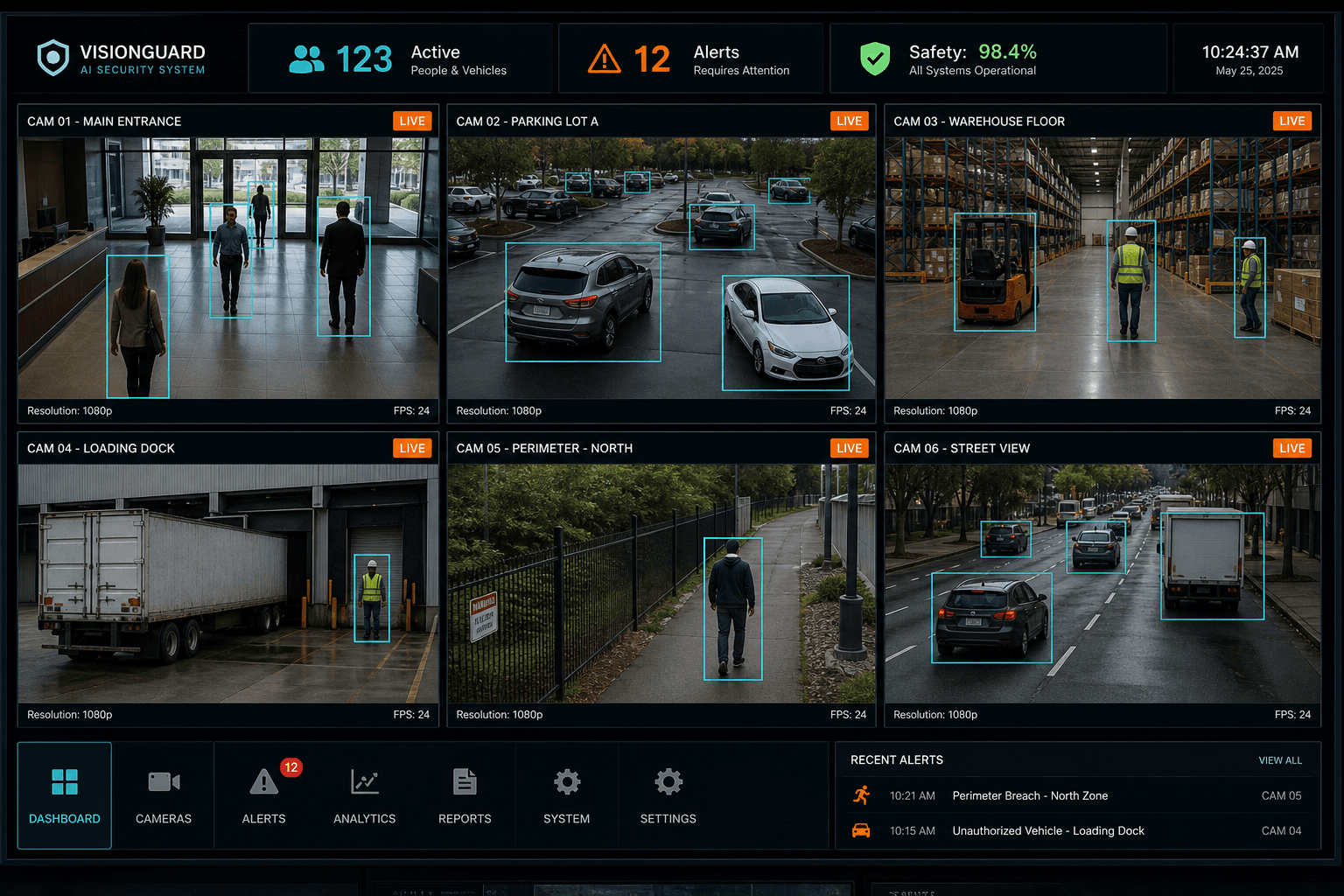 K-Eye live camera feeds